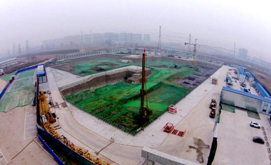 位于大兴区的北京第一宗通过招拍挂形式出让的集体经营性建设用地（1月7日摄）