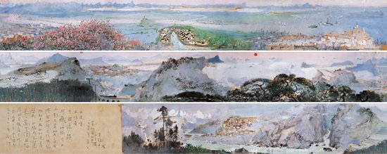 吴冠中《长江万里图》拍出1.495亿元 
