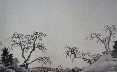 80岁书法泰斗刘艺题字“荣宝斋”高仿《富春山居图》